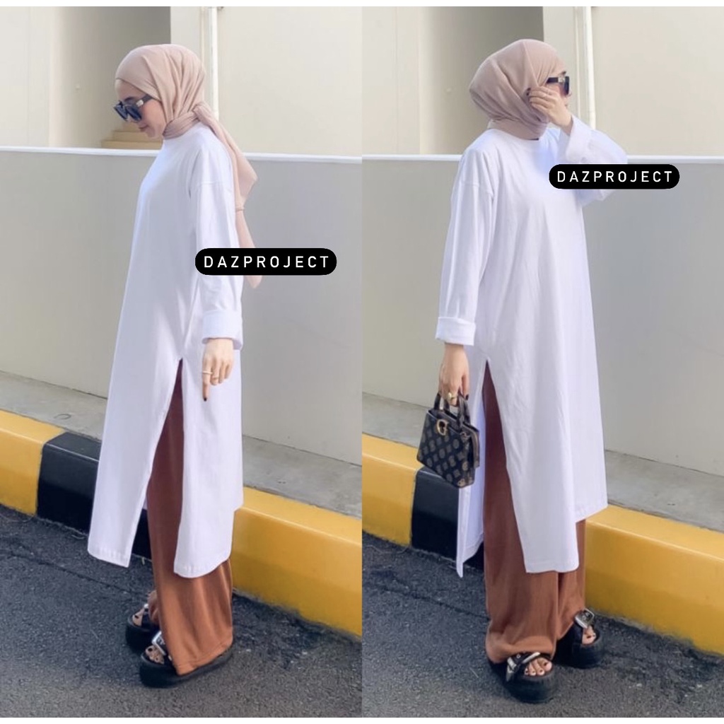 Suzy Tunik Kaos LD 120 Midi Dress Kaos by Dazproject