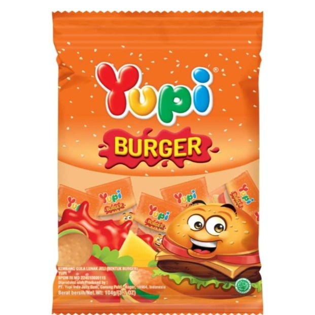 

Yupi Gummy Candies Mini Burger 104 gr