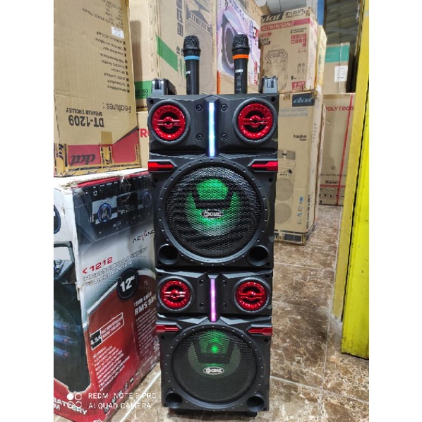 speaker gmc 897x new 2 mic wireless