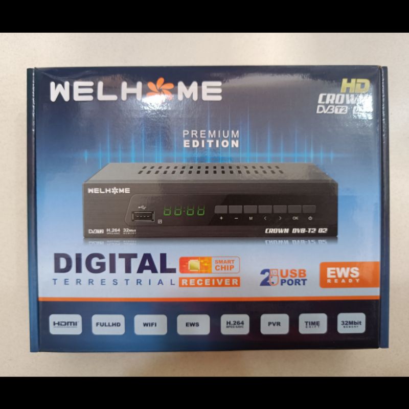 Welhome Crown Premium Edition STB TV Digital DVB-T2