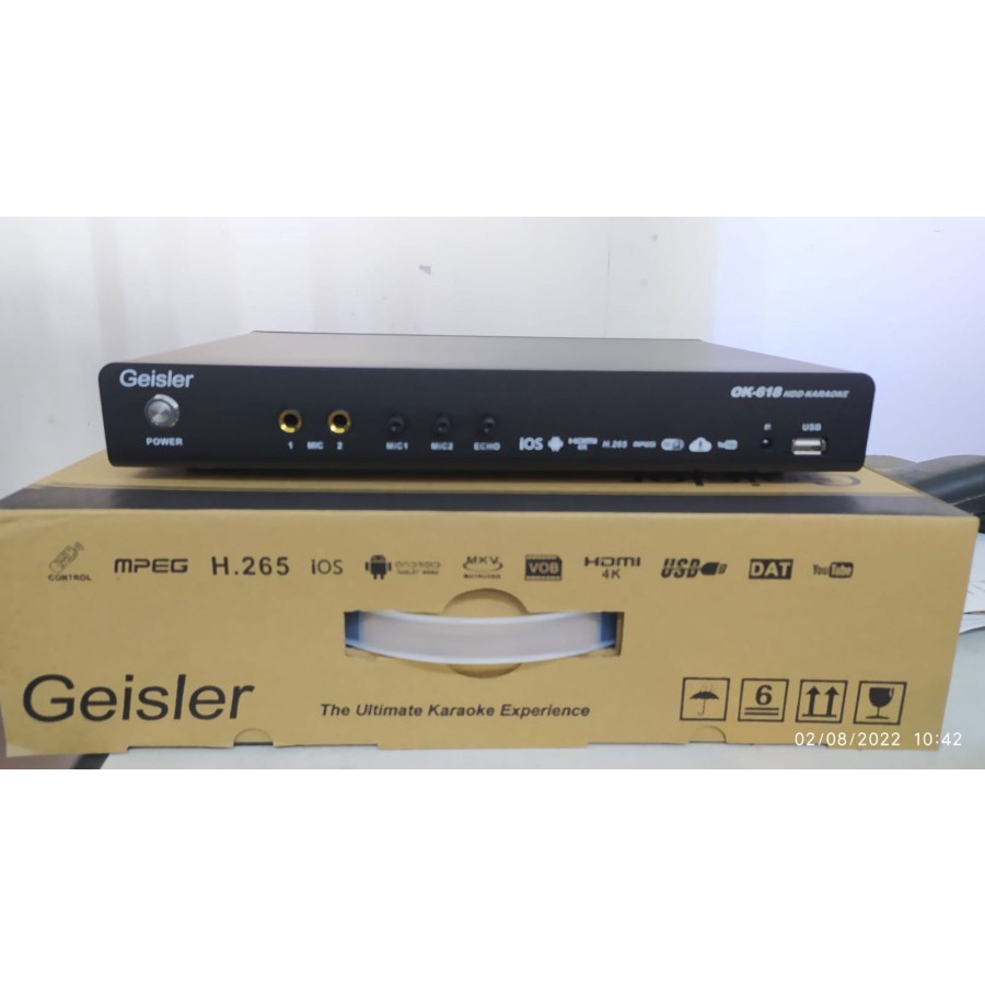 PLAYER KARAOKE GEISLER OK618 / OK 618 / OK-618 / KARAOKE GEISLER OK618