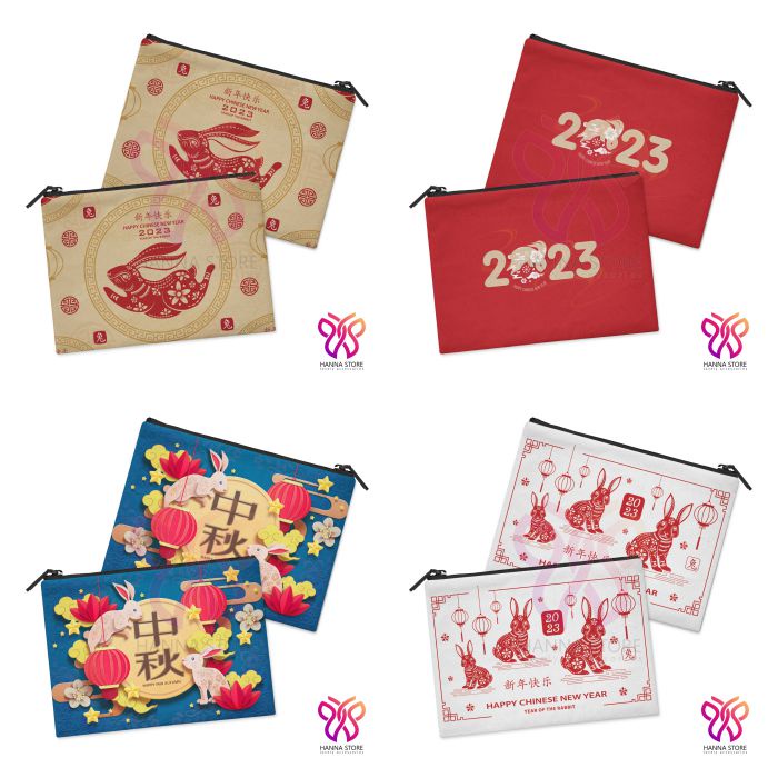 

Dompet Souvenir Imlek 2023 Kelinci Tahun Cina Angpao Tas