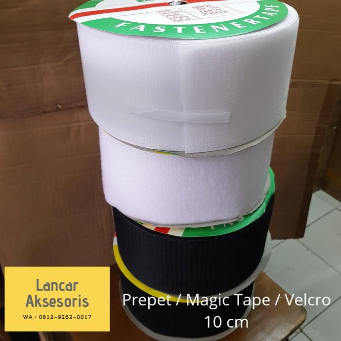 

[BISA COD] Velcro / Magic Tape / Prepet / Prekat 10 cm isi 20 meter