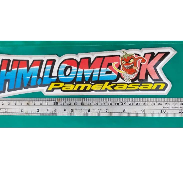 (D-7-E✓) STIKER HM.LOMBOK ORIGINAL terviral