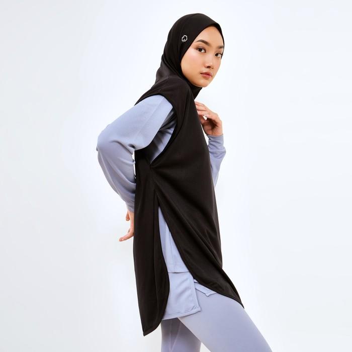 Hijab Olahraga- Reyd Royal+ Black 060