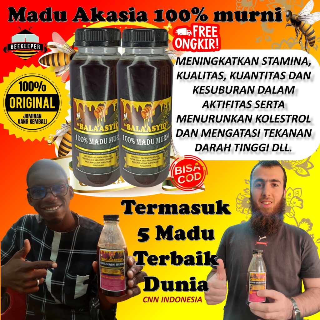 

Madu Murni hutan akasia | Madu akasia 100% Murni Meningkatkan daya tahan tubuh sehingga gak gampang sakit