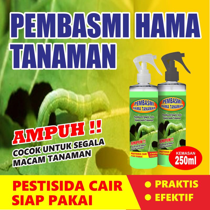 Cairan Pembasmi Segala Hama pada Tanaman Ampuh kemasan spray 250 ml Trigger