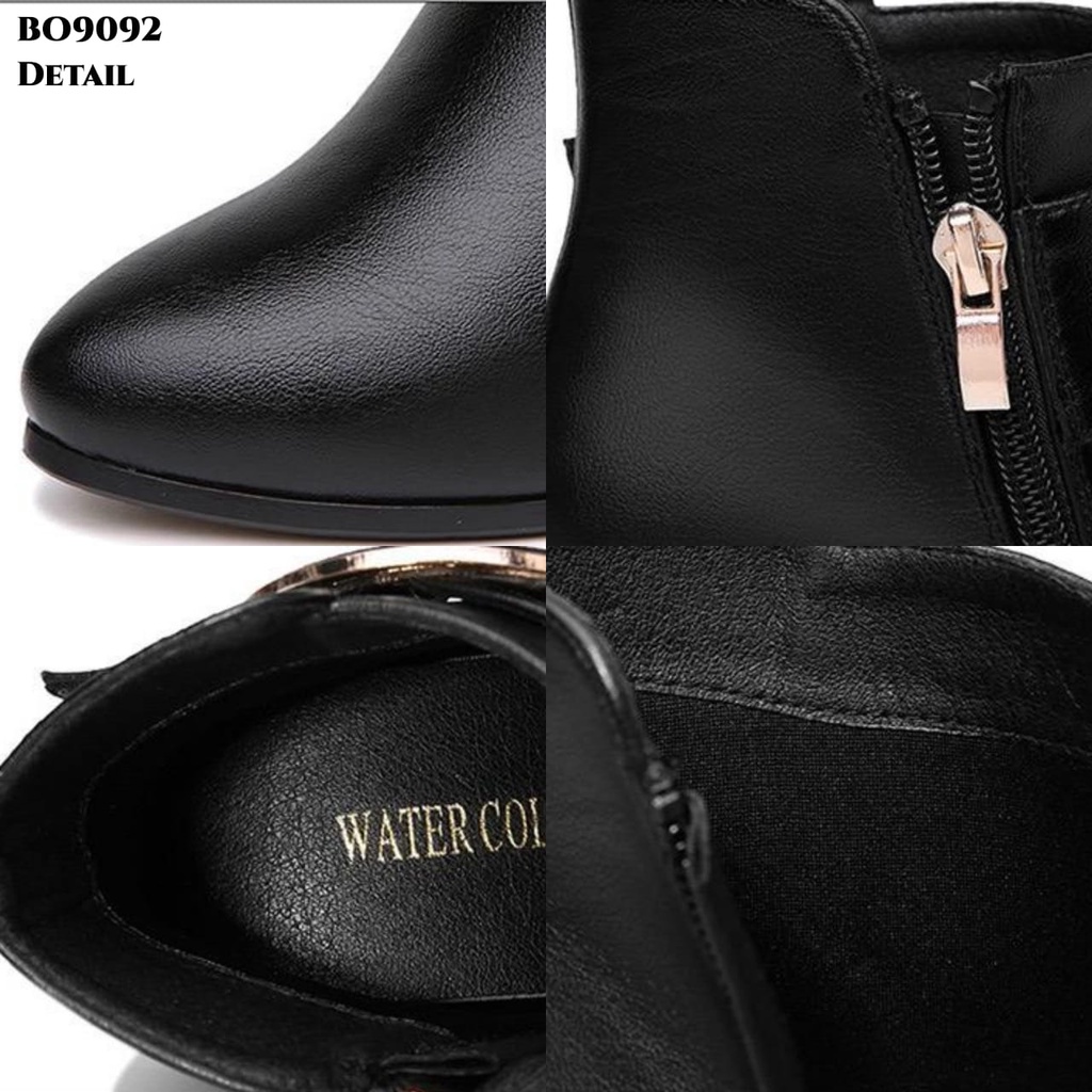 PRF Sepatu Boots Flat Fashion Korean BO9092