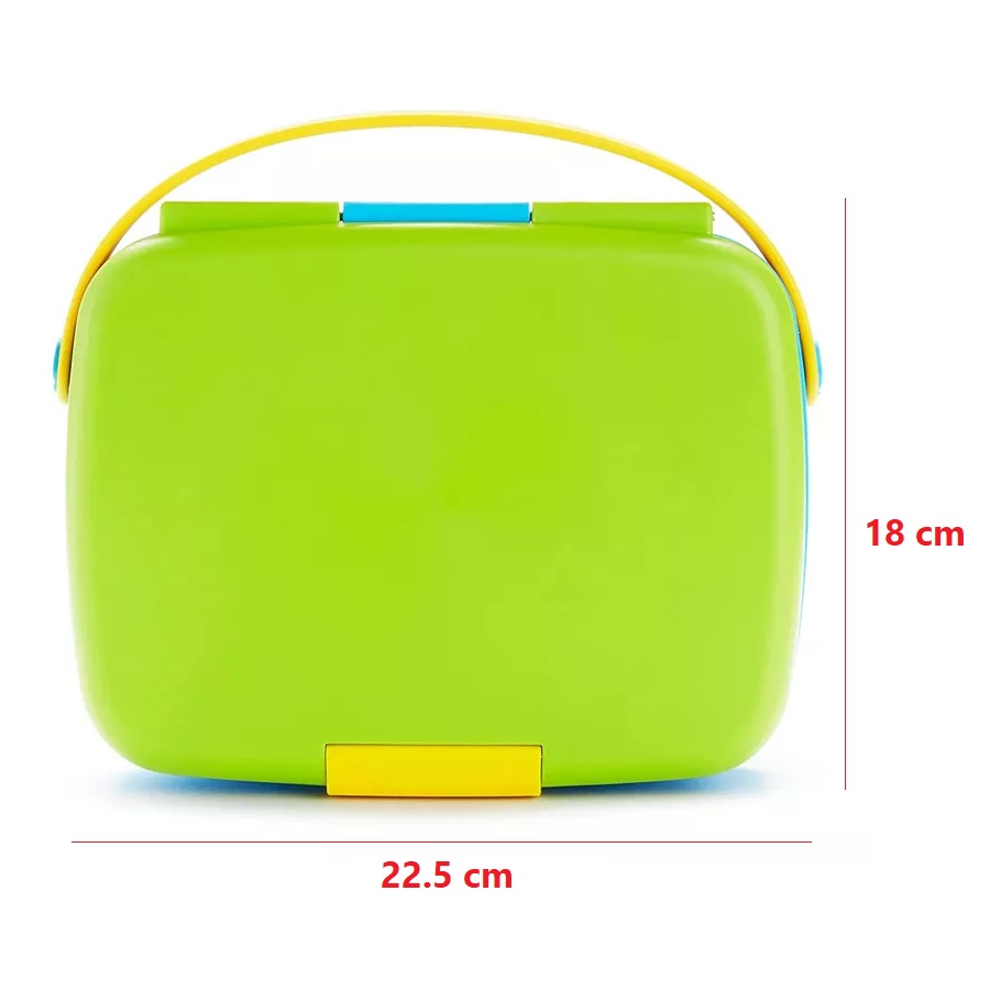 Mokuten Lunchbox Kotak Bekal Makan Anak Fun Colorful Leakproof Lunch Box