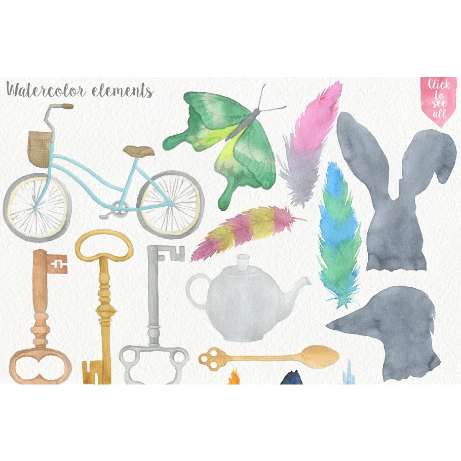 Garden Watercolor DIY