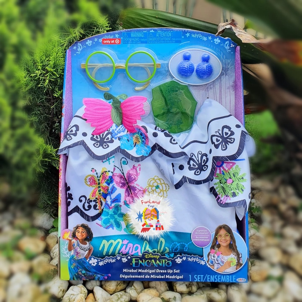 Disney Encanto Mirabel Madrigal Dress Up Set Size 4-6X