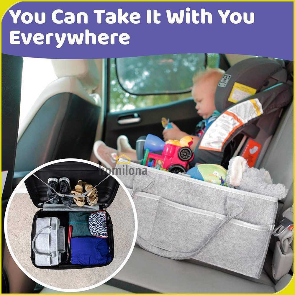 Mrosaa Rak Organizer Perlengkapan Bayi Baby Diaper Caddy Bag - SS320