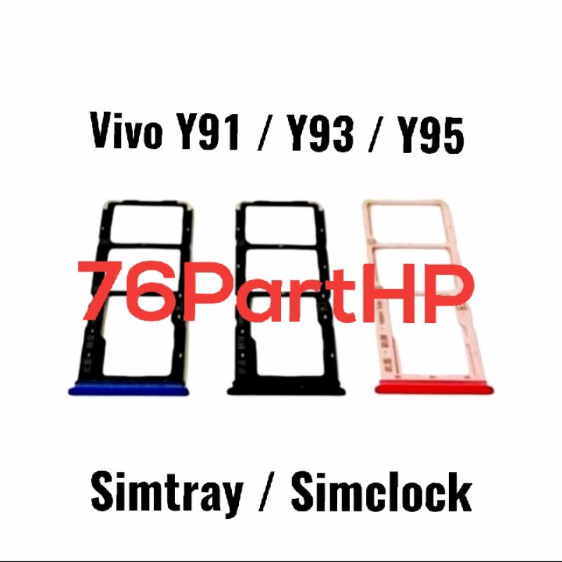 Ori Simtray ViVo Y91 - Y91C - Y93 tempat Simcard Simlock