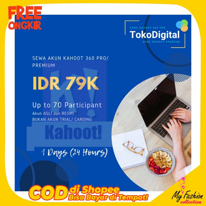 My-Outlet / Promo Termurah Sewa Kahoot Pro Quiz/Kuis Premium 70 Partisipan - 1 Hari Original