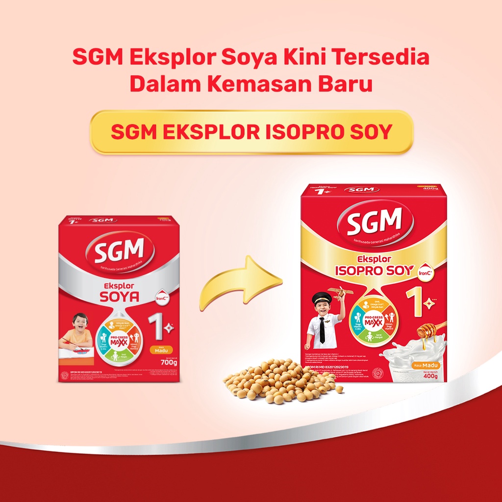 SGM SOYA ISOPRO SOY 1-5 tahun Madu/Vanila 700gram