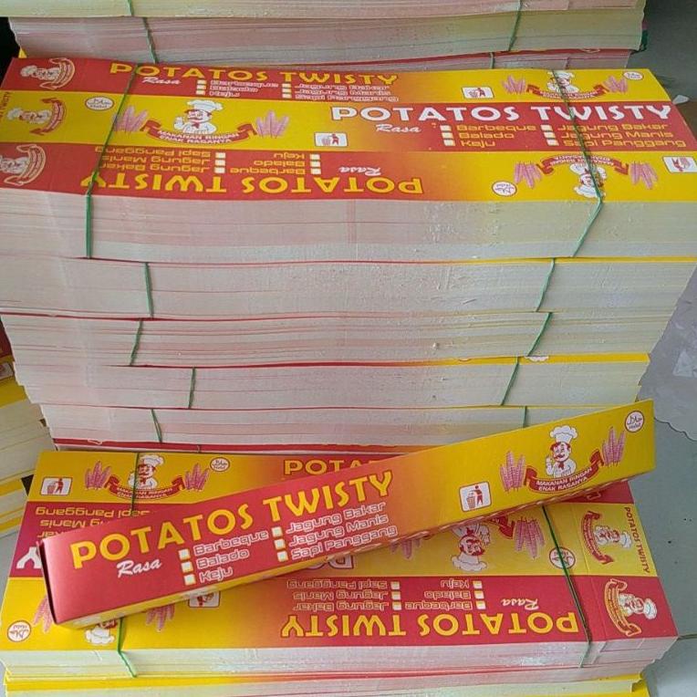 

(S-H4H✓) KEMASAN KENTANG ULIR | KENTANG TORNADO | KENTANG SPIRAL | ISI 100 | KOTAK KENTANG | KENTANG GORENG | PEMBUNGKUS KENTANG siap dikirim