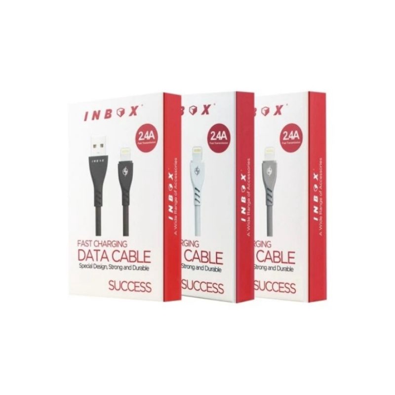 Kabel Data Usb Iphone Inbox 2,4A Kualitas Premium