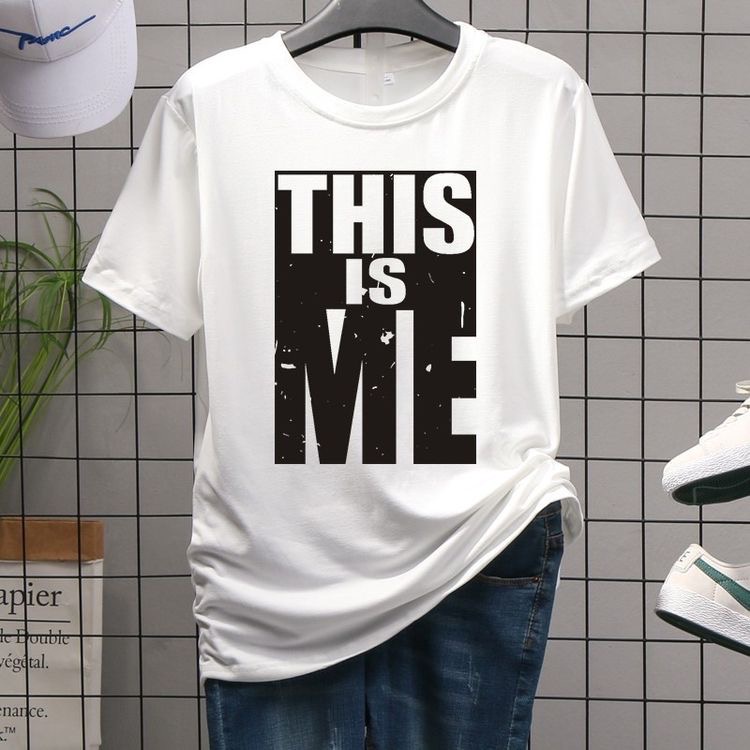 Kaos Lengan Pendek THIS IS ME II Kaos Distro II Kaos Katun Combed M-XL ( Pria &amp; Wanita )