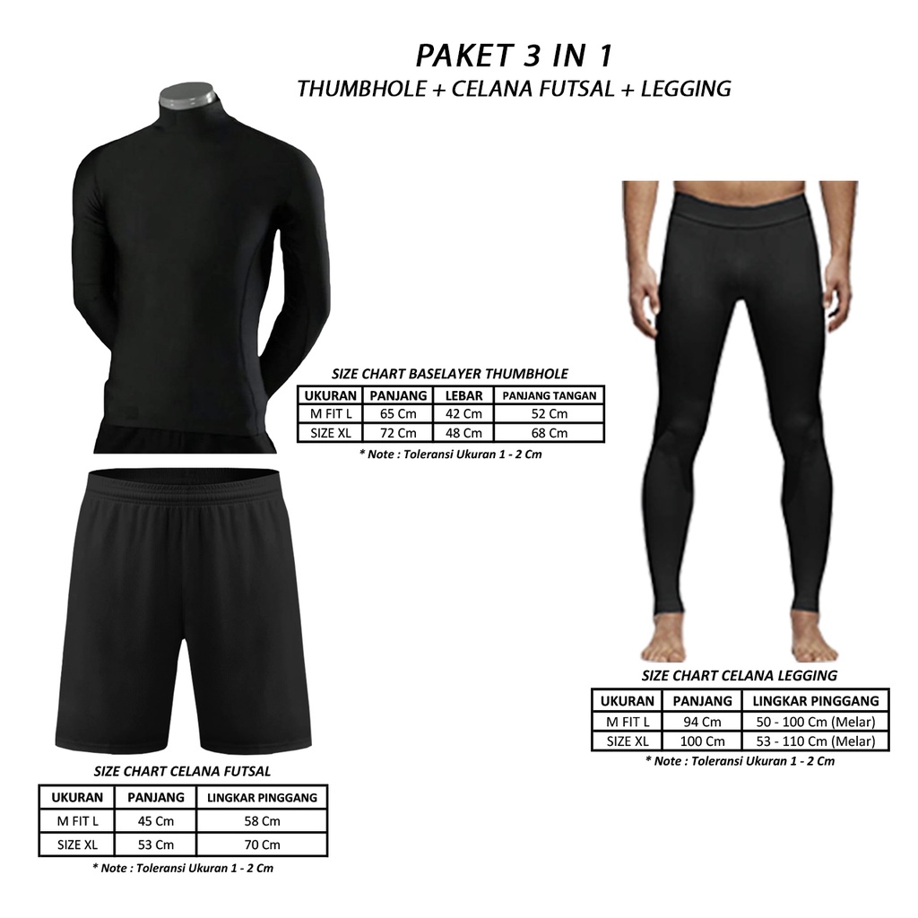 PAKET STELAN OLAHRAGA PRIA WANITA BASELAYER LENGAN PANJANG JARI LONGSLEEVE THUMBHOLE LEGGING PANJANG LEGING LONGPANTS CELANA OLAHRAGA SAKU JOGGING LARI SEPEDA SEPAKBOLA