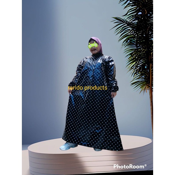 JAS HUJAN GAMIS  pria wanita Jas hujan muslim anti bocor awet mantel hujan