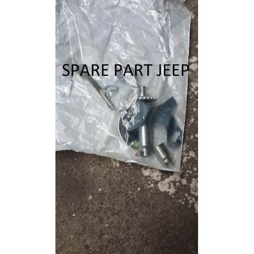 Repair Kit Setelan Kampas Rem Belakang.Brake Hardware Kit Jeep CJ7 USA