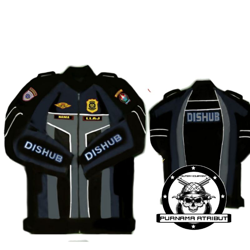 jaket dishub new, jaket dishub , jaket touring