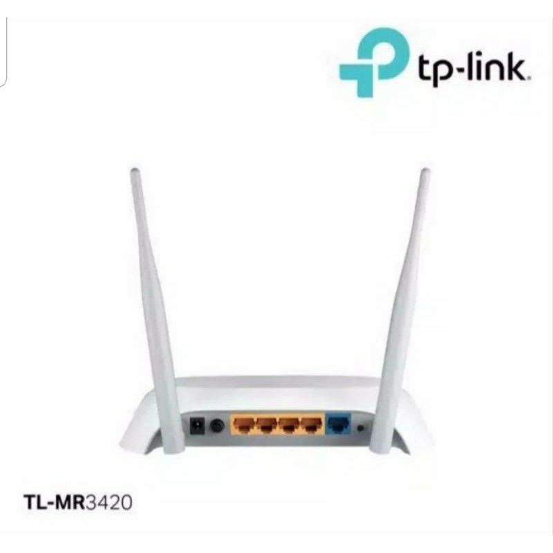 Second TP-LINK TL-MR3420 - 3G/4G Modem Router WiFi N 300Mbps,  Berkualitas Segel