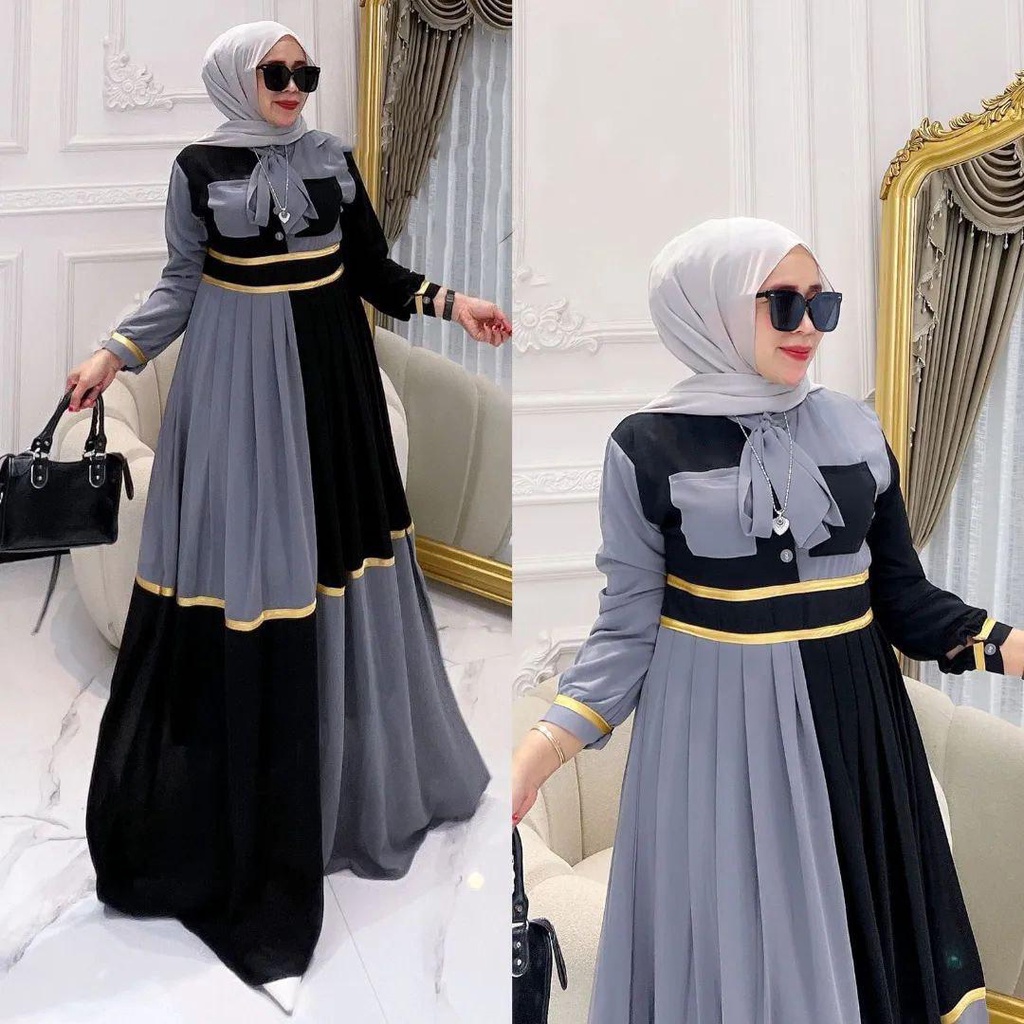 Gamis Murah l Saffa Dress l Dress Viral l Dress murah l Maxy Dress l Syari