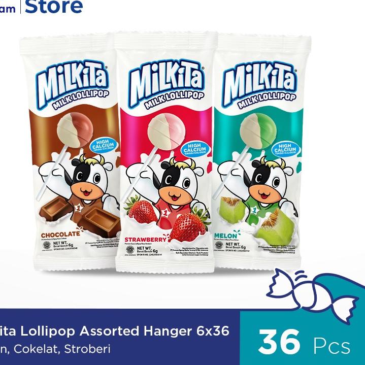 

[PRODUK EZ0FY] Milkita Lollipop Assorted Hanger NZA