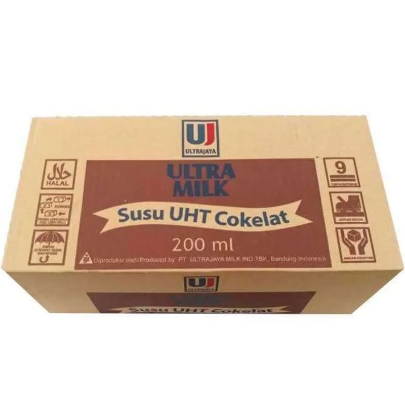 

ultra milk coklat 125ml per dus