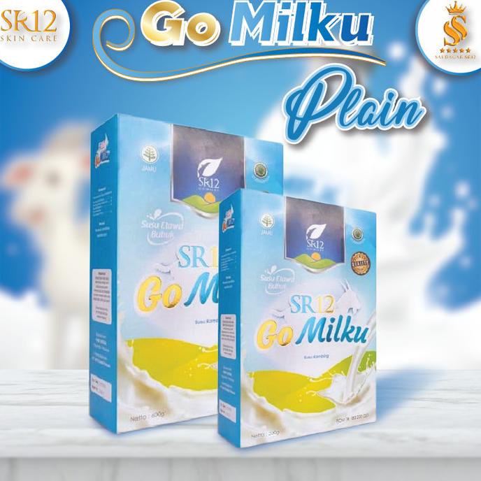 

[BISA COD] GO MILKU SR12 600gr / SUSU KAMBING ETAWA BPOM / PENGGEMUK BADAN AMPUH