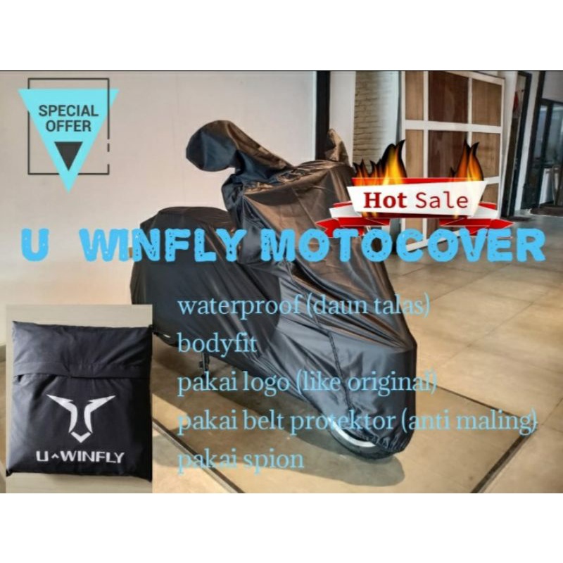 Sarung Motor Listrik Logo UWINFLY Waterproof tebal