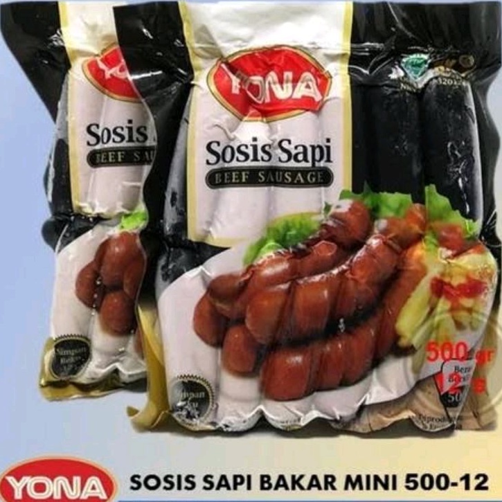 

✨ FSFF ✨ [instant] Yona Sosis Sapi Bakar 500g isi 12