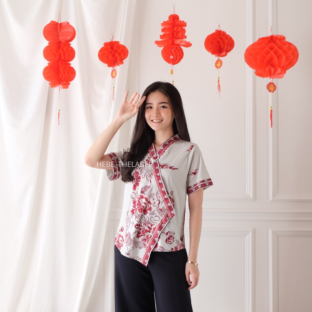 Isvara Batik Cheongsam Chinese New Year - (Men Short-Elera-Jenna-Kora-Amia-Mila-Amber-Kina)