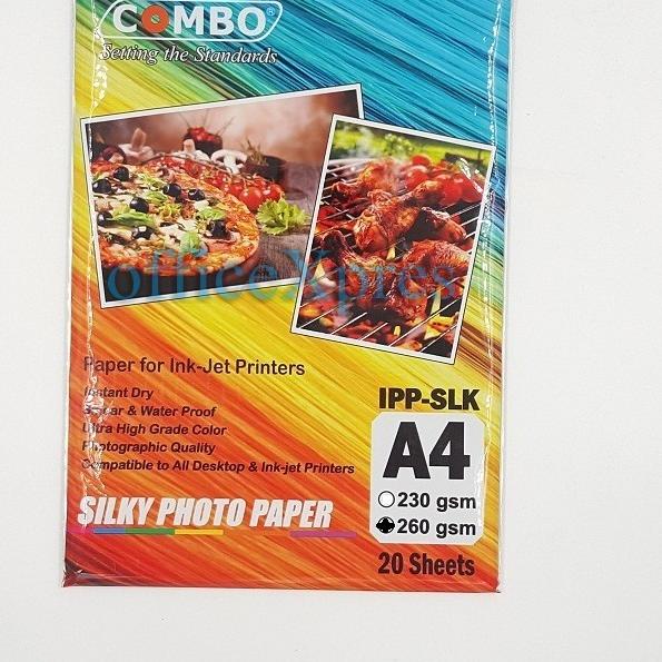 

✔ Po Paper Doff Silky A4 260gr / Kertas Foto Silky Matte A4 Combo Big Sale