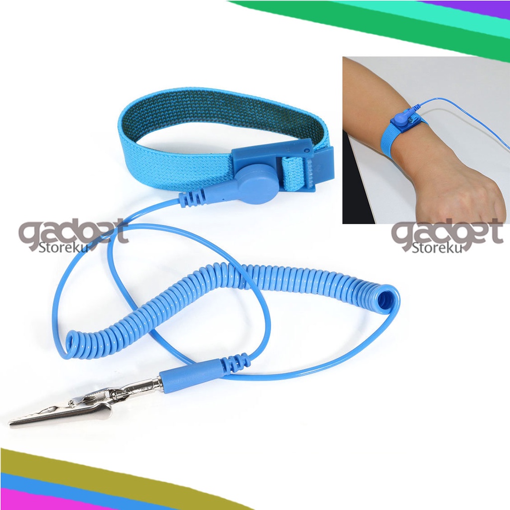 Strap Anti Streum Listrik Saat Reparasi - Anti Statik Listrik  Wrist Strap