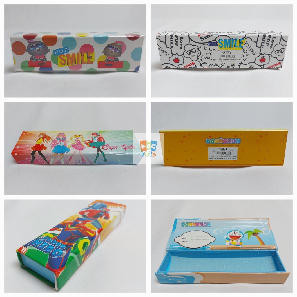 

Tempat Pensil Tutup Magnet Kiky Karakter Magnetic Pencil Case P:21CM