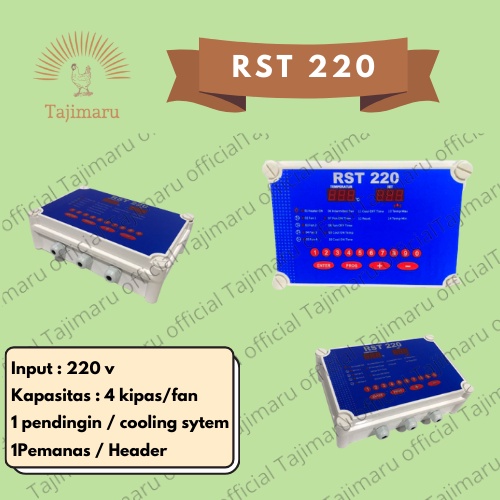 RST 220 / PENGATUR SUHU KANDANG CLOSE HOUSE KONTROLER KONTROL SUHU
