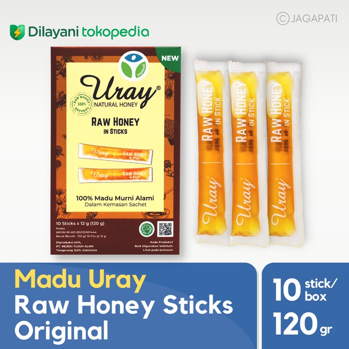 

Madu Uray Honey Stick Sachet - Original - Madu Murni - Madu Hutan