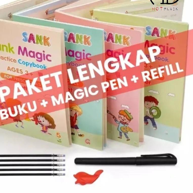 

Trend Sank Magic Practice Book 1 Set Isi 4 Buku dan Pulpen!