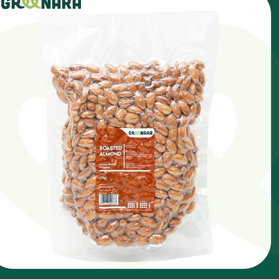 

[PRODUK 990EE] Roasted Almond Whole 1kg / Kacang Almond Panggang 1Kg 8MZ