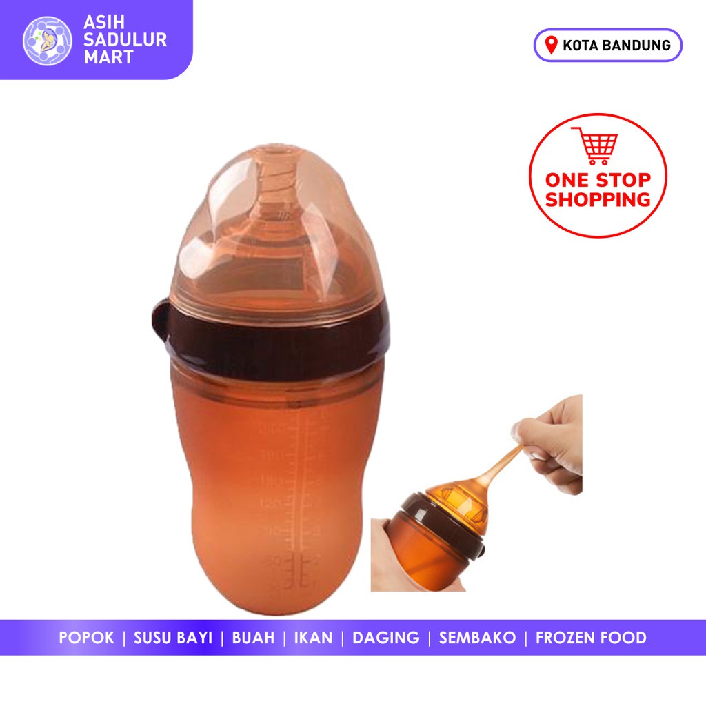 Piko Bello 180ml Original Silikon Karet Botol Susu Bayi Promo Murah Bandung