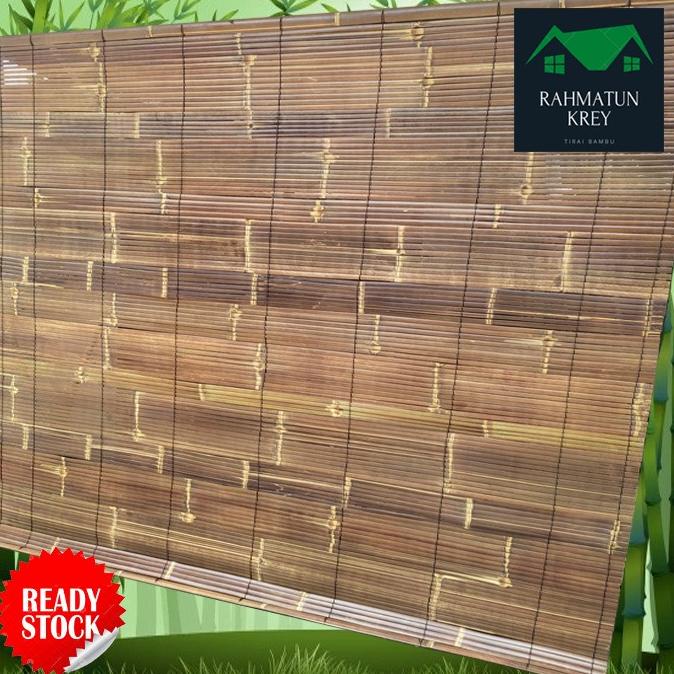 Promo tirai bambu item sudah divernis termurah