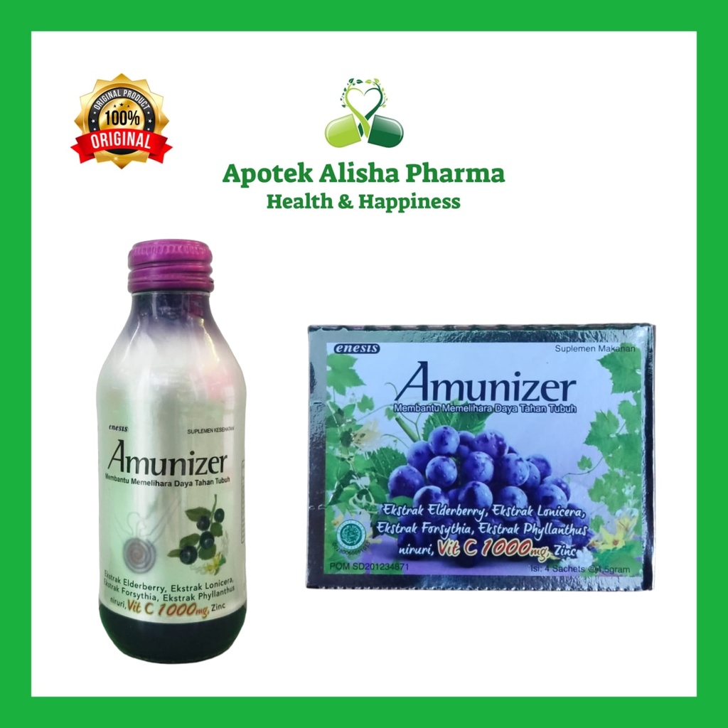 AMUNIZER - Minuman Meningkatkan Daya Tahan Tubuh, Sehingga Kesehatan dan Imun Tubuh Tetap Terjaga