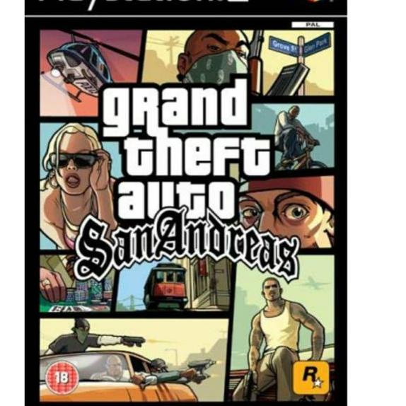 Kaset PS2 GTA USA