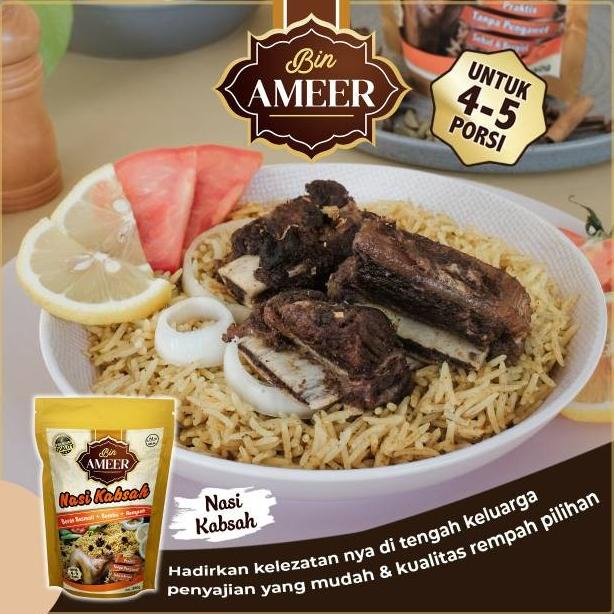 BBL151- Bin Ameer Nasi Kebuli Kabsah Mandhi goreng kambing Biryani