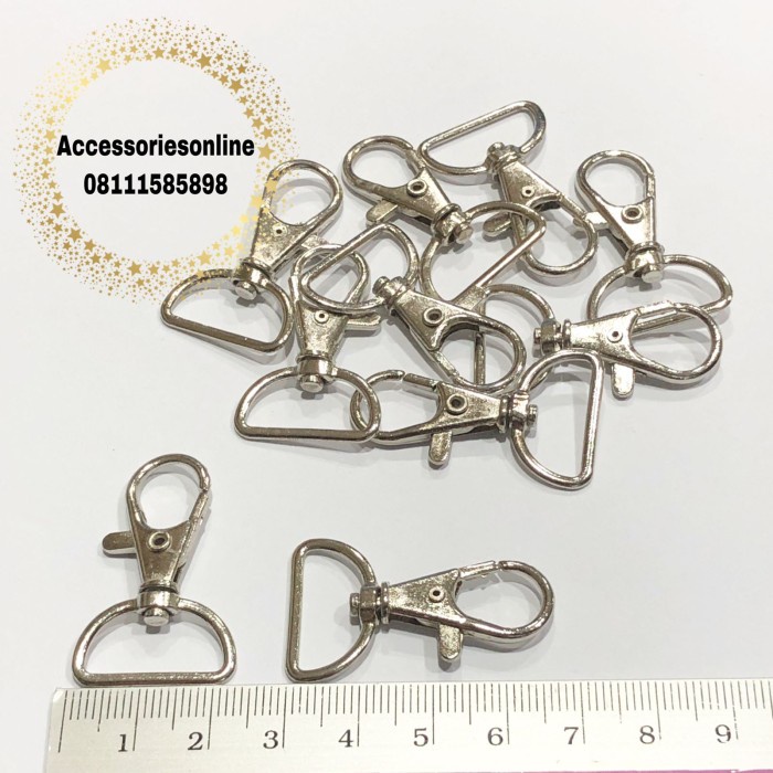 

Nametag Cantelan Pengait Besi Gantungan Tali Id Card Uk. 2Cm /K77 2Cm C 144Pcs