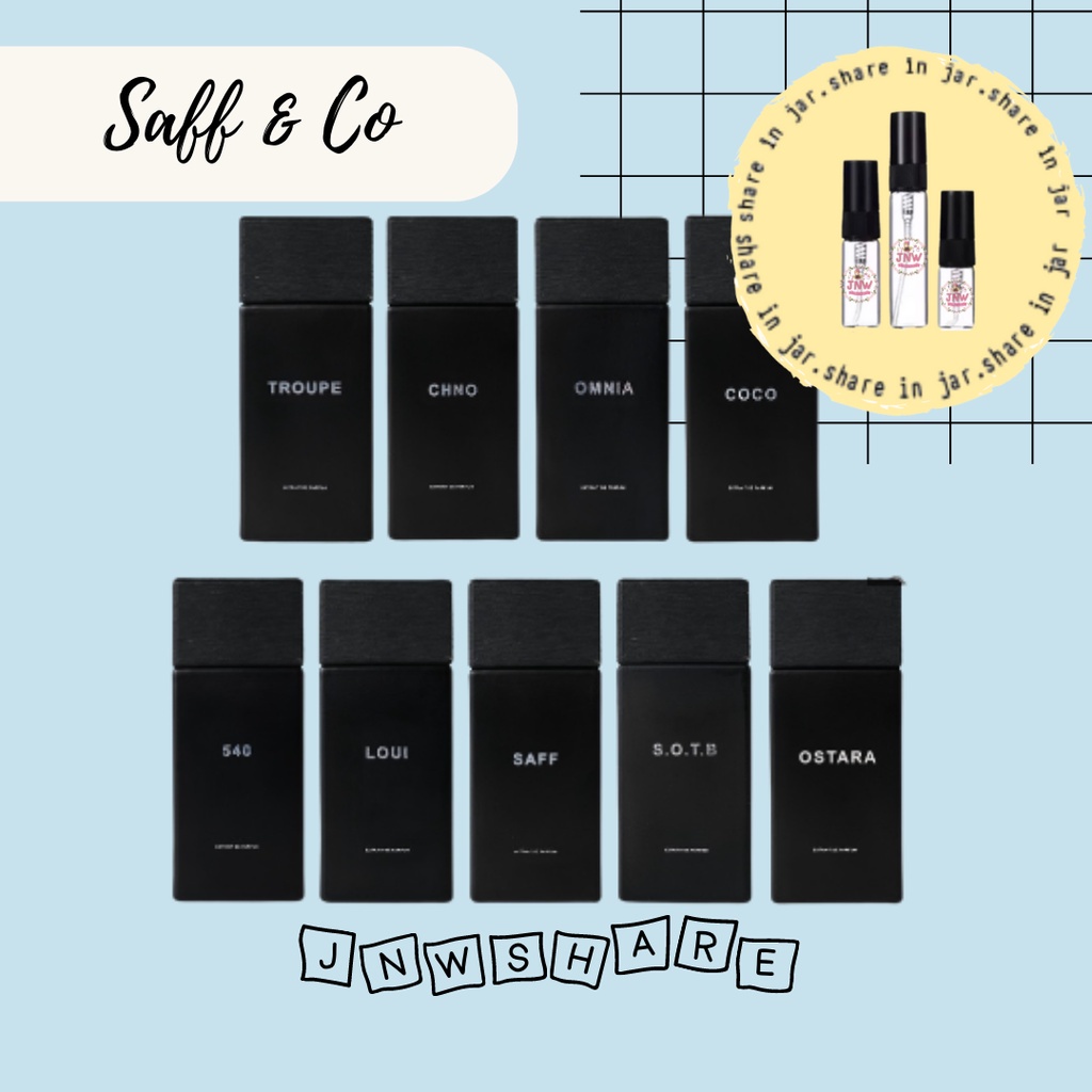 [SHARE] SAFF & CO Decant Parfum 540 LOUI COCO OMNIA CHNO SOTB OSTARA TROUPE SAFF I Perfume I Parfume