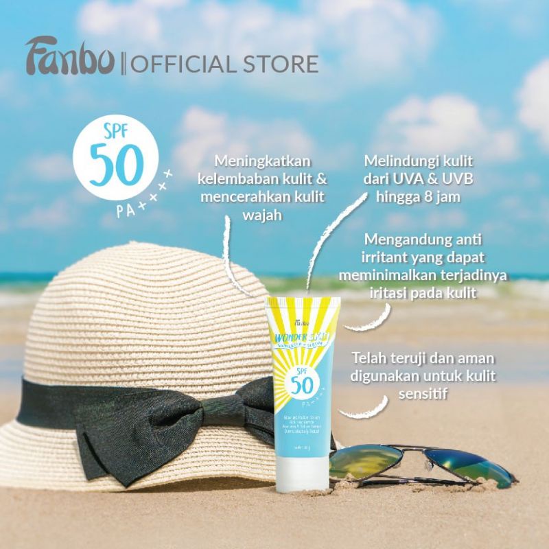 FANBO Wonder Skin Sunscreen &amp; Serum | SPF 50 PA++++