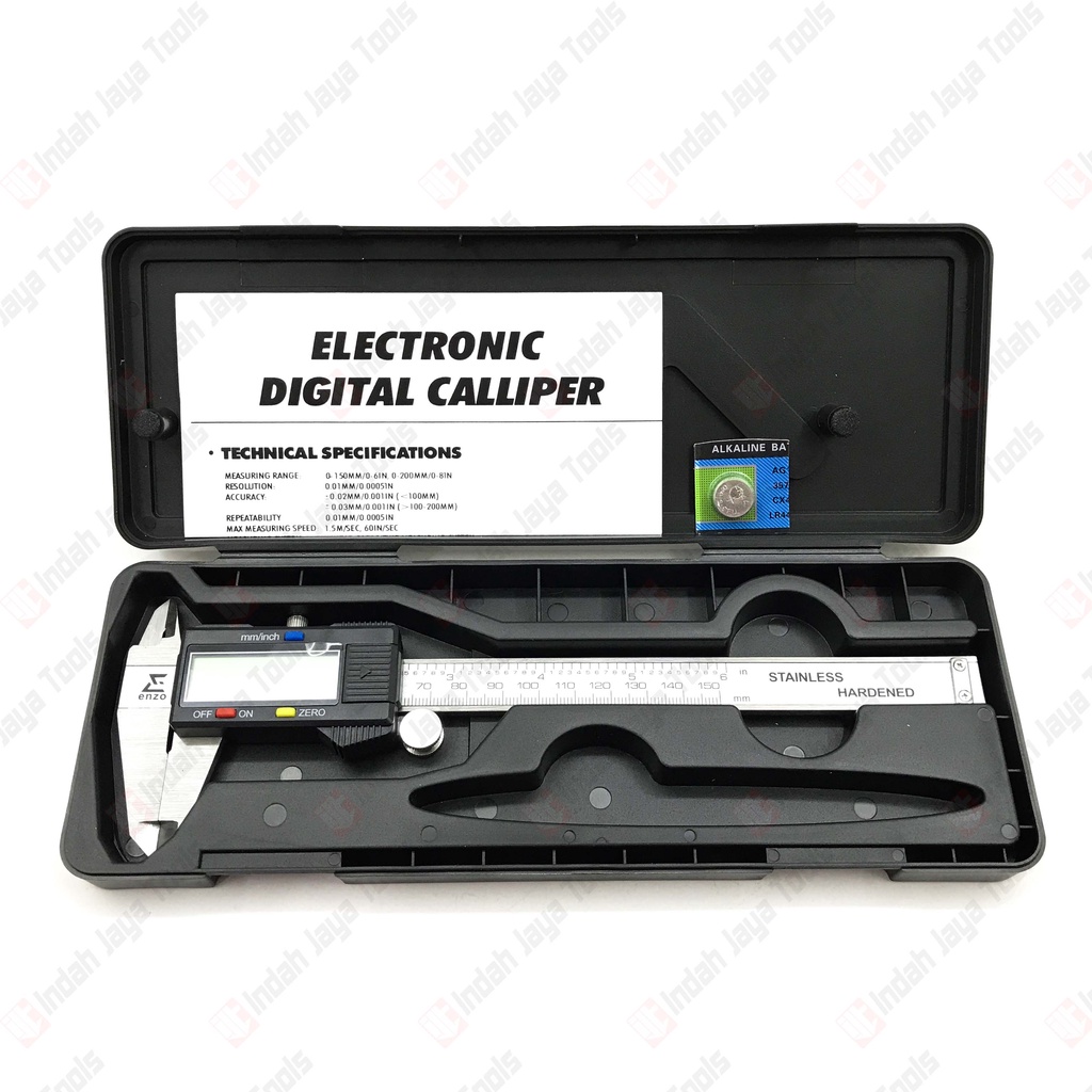 ENZO Sigmat Digital 6 Inch - Jangka Sorong Digital Vernier Caliper